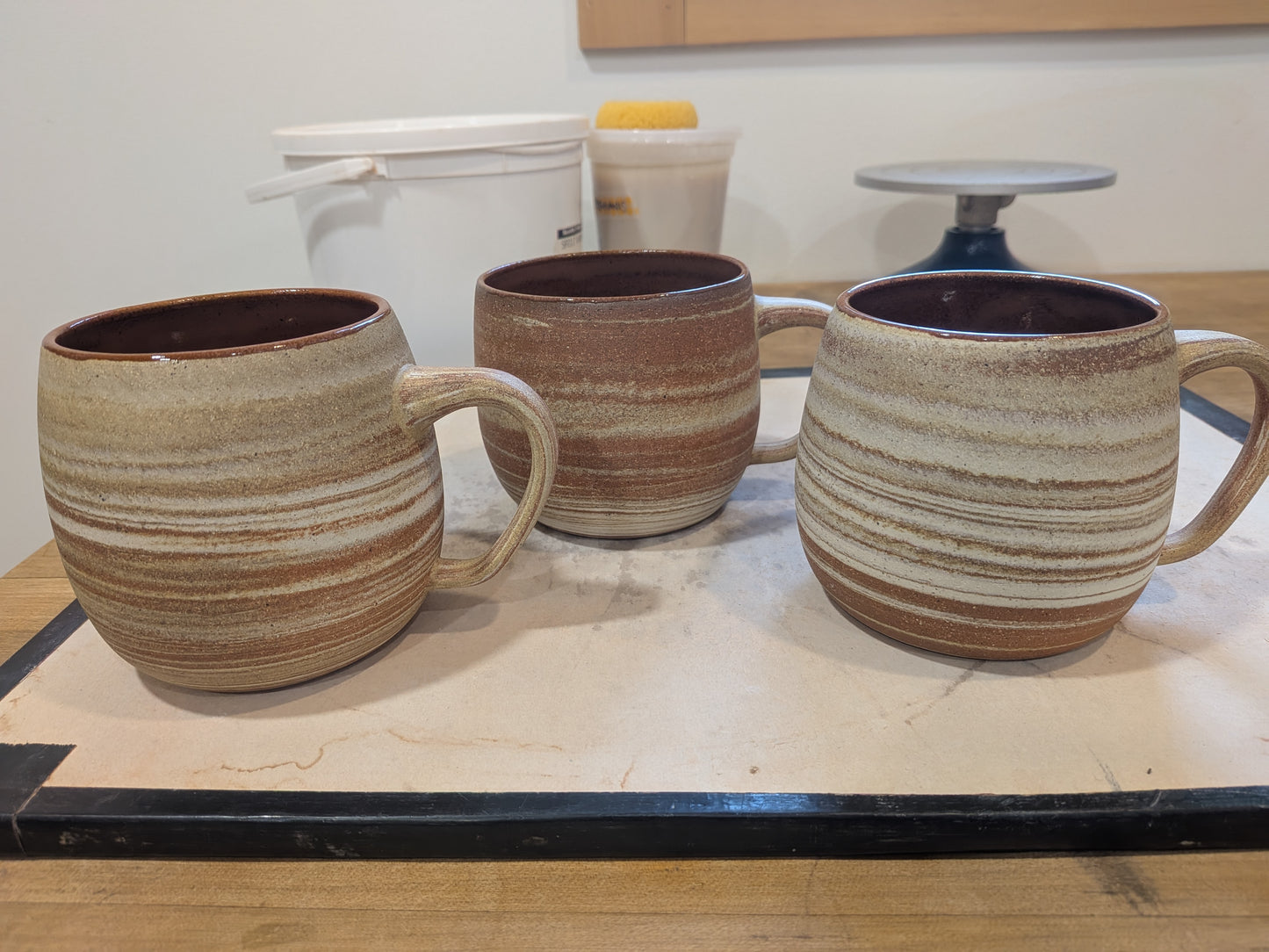 Rust Marbled Mug